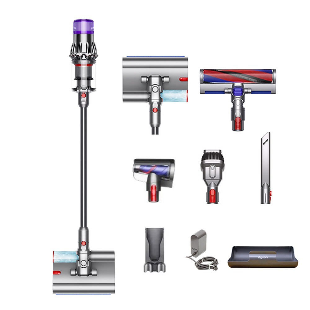 Dyson SV52 Digital Slim Submarine輕量乾濕全能洗地吸塵器/除蟎機 三主吸頭